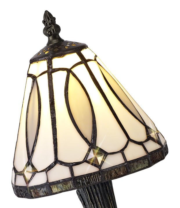 Idolite Croxley White/Grey/Clear/Black/Gold Table lamp