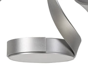 Idolite Debden Polished Chrome/Silver Semi-Flush Led Ceiling Light - 3000K
