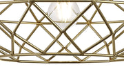 Idolite Greenford Polished Brass Sphere Single Pendant