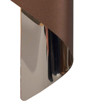 Idolite Kenton Satin Brown/Polished Chrome Led Wall Light - 3000K