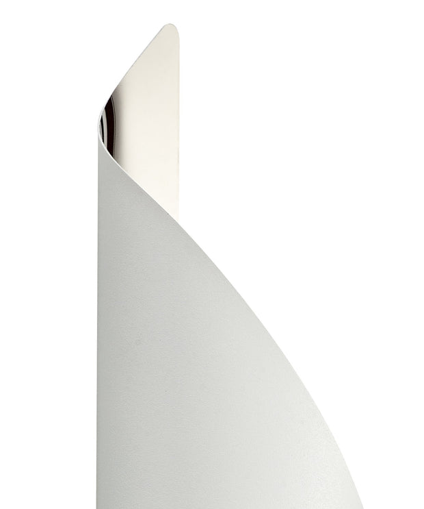Idolite Kenton White/Polished Chrome Large Led Wall Light - 3000K