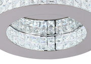 Idolite Moorgate Flush Led Crystal Ceiling Light - 4000K