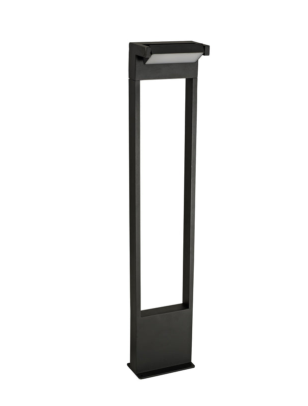 Idolite Morden Graphite Black Led Exterior Post Lamp - 3000K