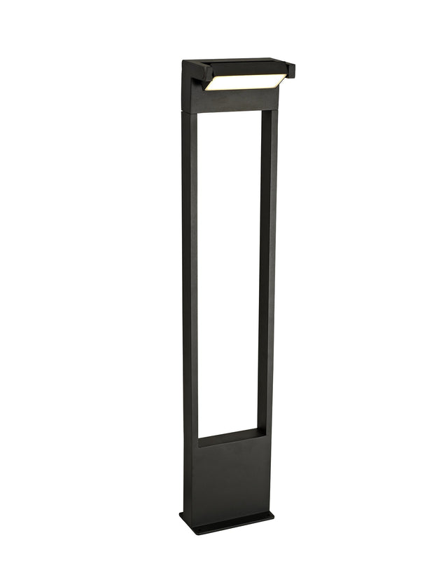 Idolite Morden Graphite Black Led Exterior Post Lamp - 3000K