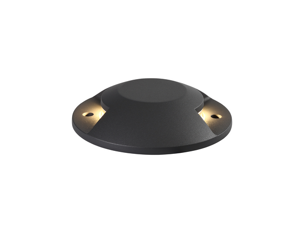 Idolite Nevis Anthracite 2 Light LED Driveover Ground Light - IP67, 3000K