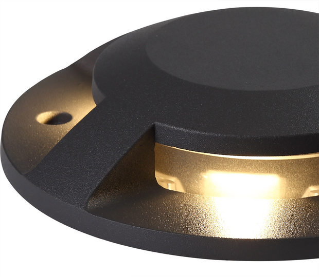 Idolite Nevis Anthracite 4 Light LED Driveover Ground Light - IP67, 3000K