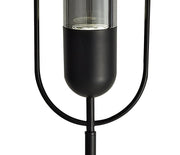 Idolite Queensbury Black/Smoked Floor Lamp