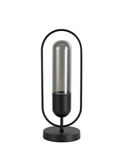 Idolite Queensbury Black/Smoked Table Lamp