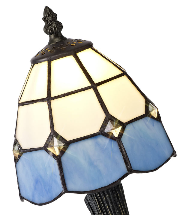 Idolite Redbridge White/Blue/Clear/Black/Gold Table Lamp