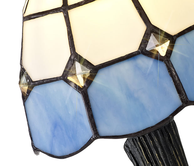 Idolite Redbridge White/Blue/Clear/Black/Gold Table Lamp