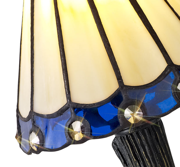 Idolite Wimbledon Cream/Blue/Black/Gold Table Lamp