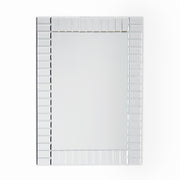 Laura Ashley LA3535494-Q Capri Small Rectangular Mirror With Bevelled Detail Edging