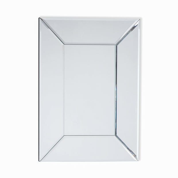 Laura Ashley LA3624463-Q Gatsby Small Rectangular Mirror With Bevelled Detail Edging