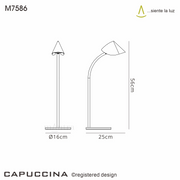 Mantra Capuccina Large LED Table Lamp White - 3000K