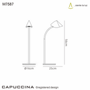 Mantra Capuccina Large LED Table Lamp Black - 3000K