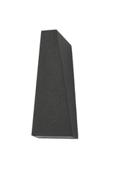 Dar Paco PAC3239 2 Light LED Angled Wall Light In Anthracite Finish - IP65