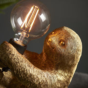 Thorlight Kiana Vintage Gold Sloth Table Lamp