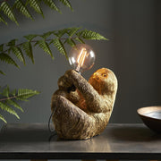 Vintage gold Sloth table lamp