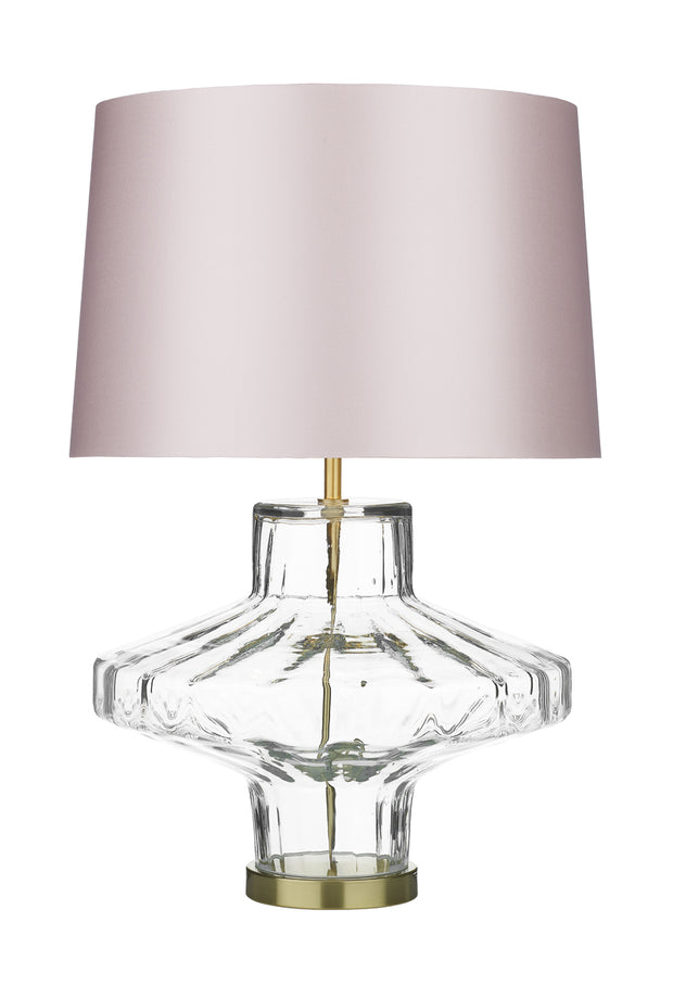 David Hunt Vienna VIE4308 Clear Glass Table Lamp - Base Only