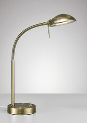 Deco Bamberg D0119 Antique Brass Flexible Table Lamp