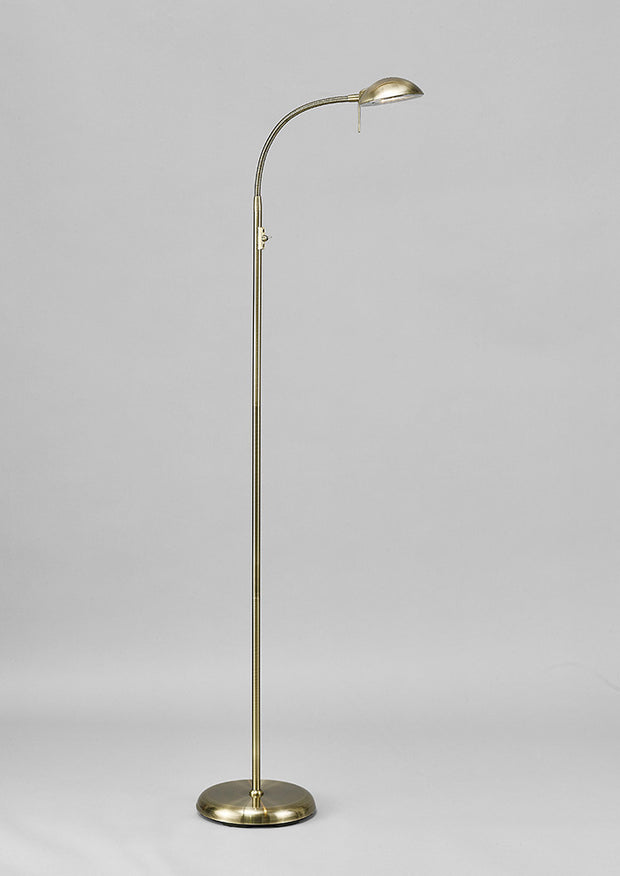 Deco Bamberg D0121 Antique Brass Flexible Floor Lamp