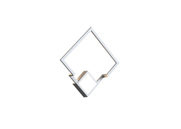 Mantra Boutique LED Small Square Wall Light White - 3000K