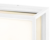 Mantra Chamonix Square LED Exterior Wall Light White - 3000K, IP65
