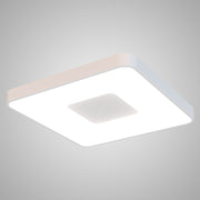 Mantra Coin Large Square LED Flush Ceiling Light White Complete With Remote Control - 2700K-5000K Tuneable