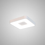 Mantra Coin Small Square LED Flush Ceiling Light White Complete With Remote Control - 2700K-5000K Tuneable