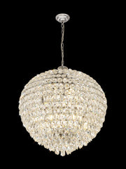 Diyas Coniston Extra Large Crystal 16 Light Pendant In Polished Chrome IL32809