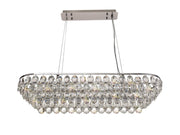 Diyas Coniston Linear 8 Light Crystal Pendant In Polished Chrome - IL32820