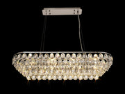Diyas Coniston Linear 8 Light Crystal Pendant In Polished Chrome - IL32820