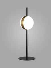 Mantra Cuba LED Table Lamp Black & Gold - 3000K