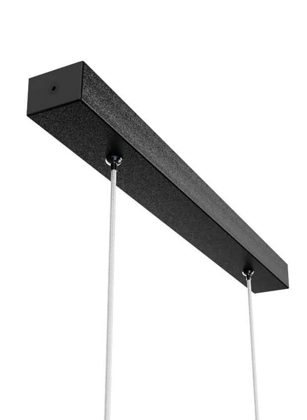 Mantra Hanok Slim LED Linear Bar Pendant Black - 3000K