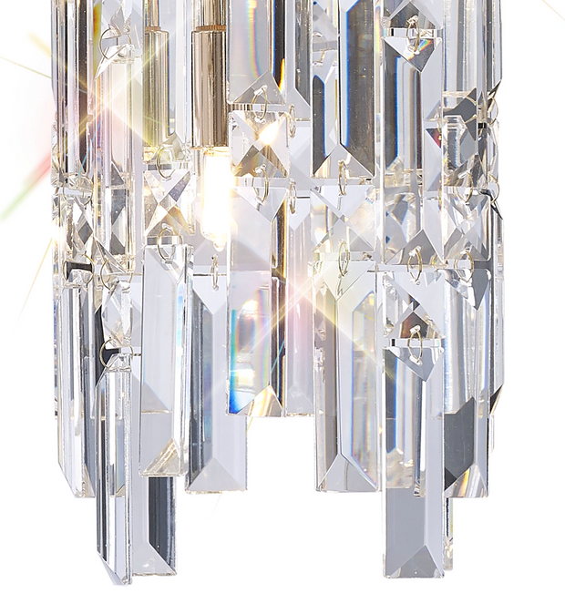 Diyas Maddison French Gold 2 Light Crystal Pendant - IL31813