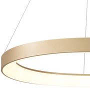 Mantra Niseko Large LED Ring Pendant Gold Complete With Remote Control - 3000K-6000K Tuneable
