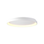 Mantra Niseko White Large Round Flush LED Ceiling Light - 3000K