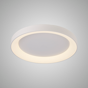 Mantra Niseko White Medium Round Flush LED Ceiling Light - 3000K