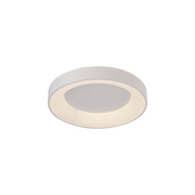 Mantra Niseko White Small Round Flush LED Ceiling Light - 3000K