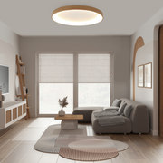 Mantra Niseko Wood Extra Large Round Flush LED Ceiling Light - 3000K